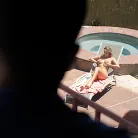 Alexis Adams in 'Step Brother Caught Peeping By Step Sister By The Pool'