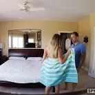 Alexis Adams in 'Step Brother Caught Peeping By Step Sister By The Pool'
