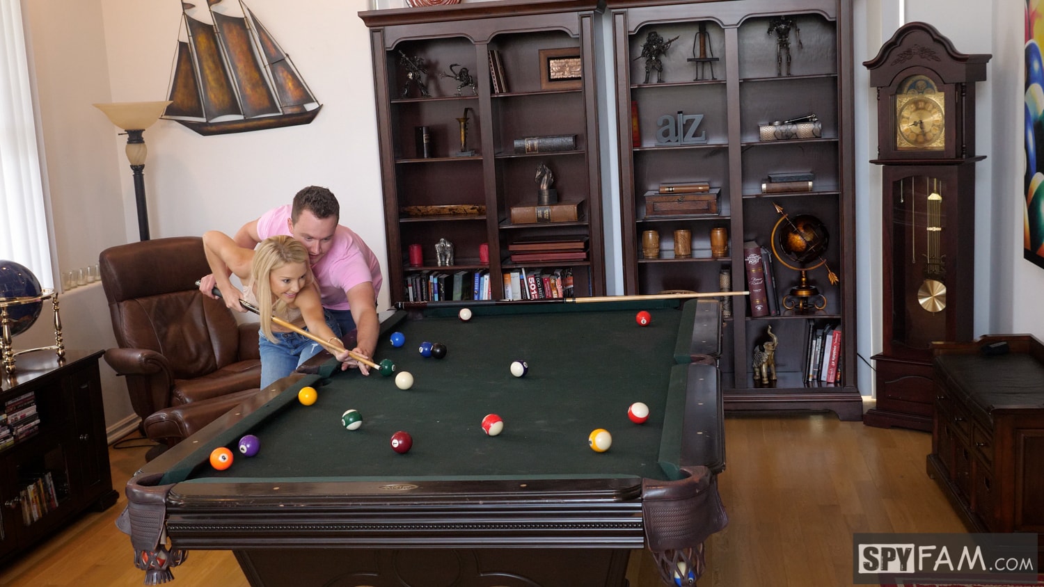 Laura Bentley - Stepmom Plays With Stepson's Cue Stick | Picture (10)